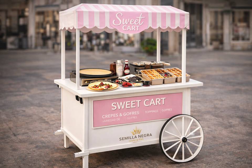 Carrito crepes y gofres