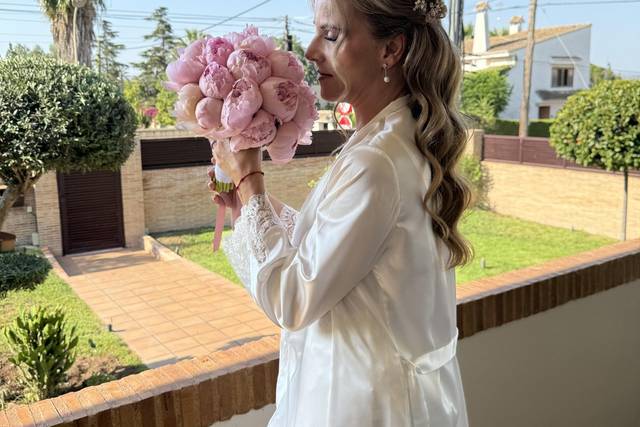 Peinado y makeup de novia