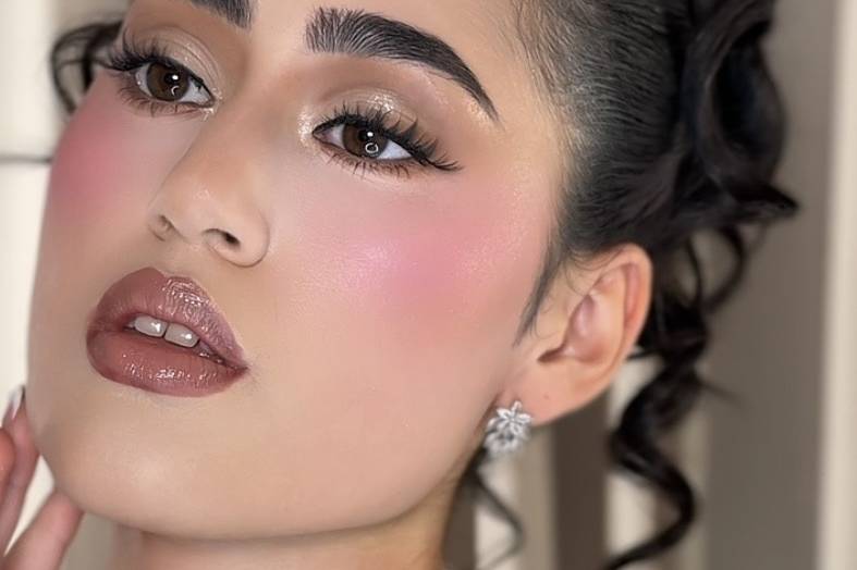 Maquillaje invitada glam