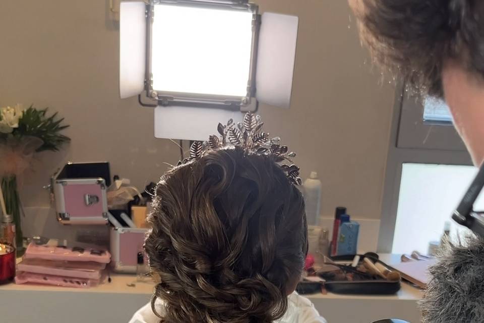 Novia glamurosa
