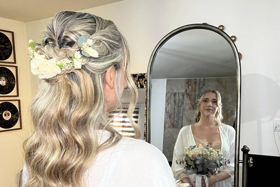Novia clásica y elegante