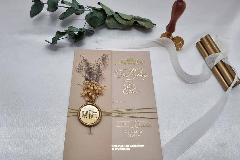 Invitación Metacrilato