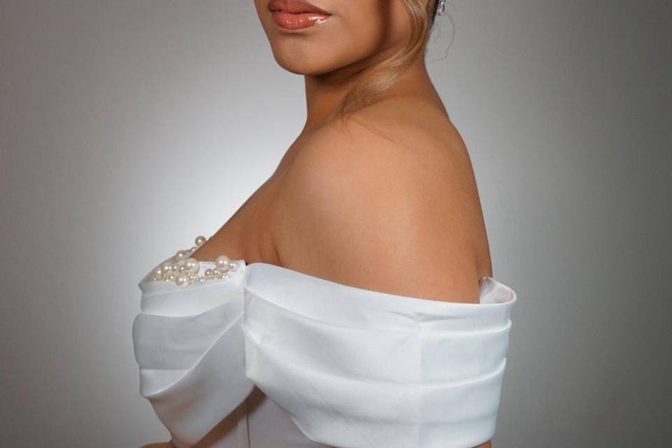 Maquillaje y peinado de novia