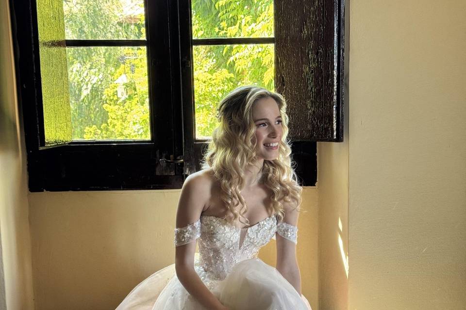 Maquillaje y peinado de novia