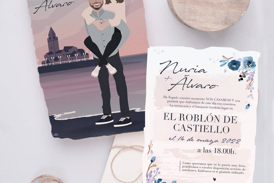 Invitación de boda