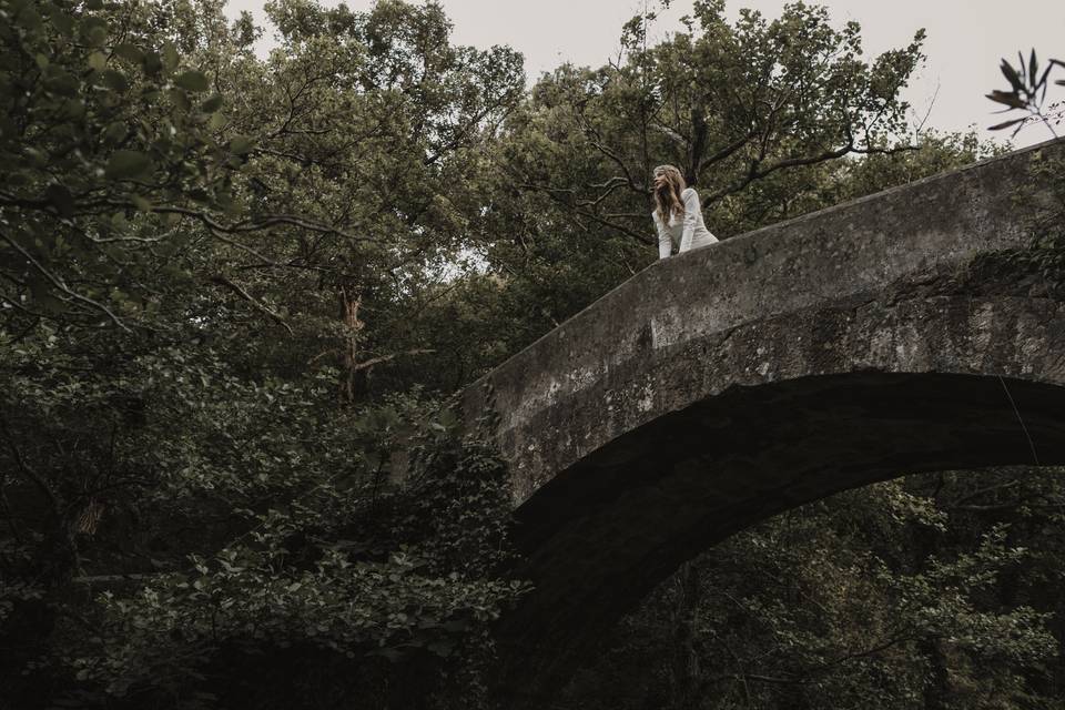 Postboda en el bosque