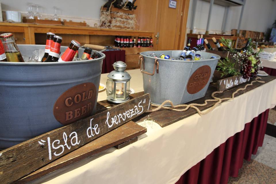 Isla de aperitivos