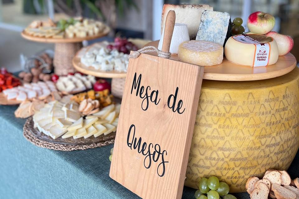 Mesa de quesos de Aitor Vega