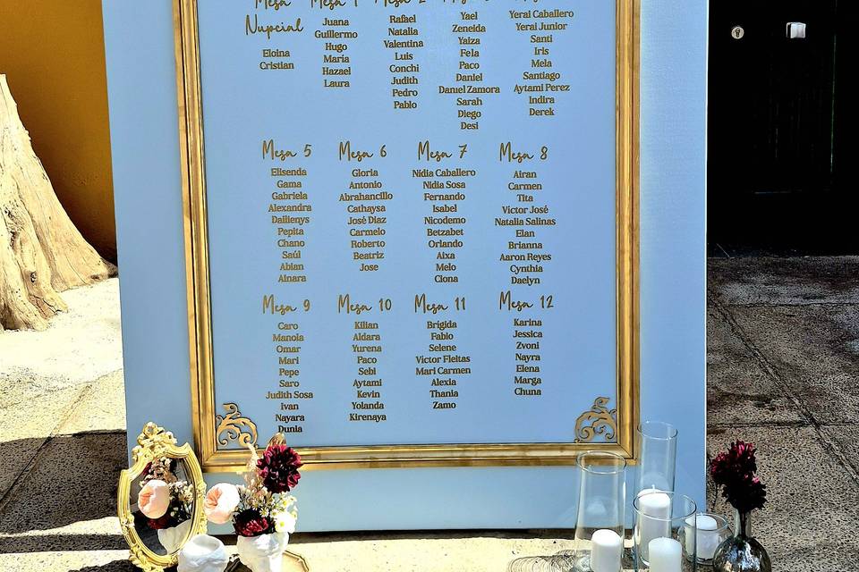 Seating plan palaciego
