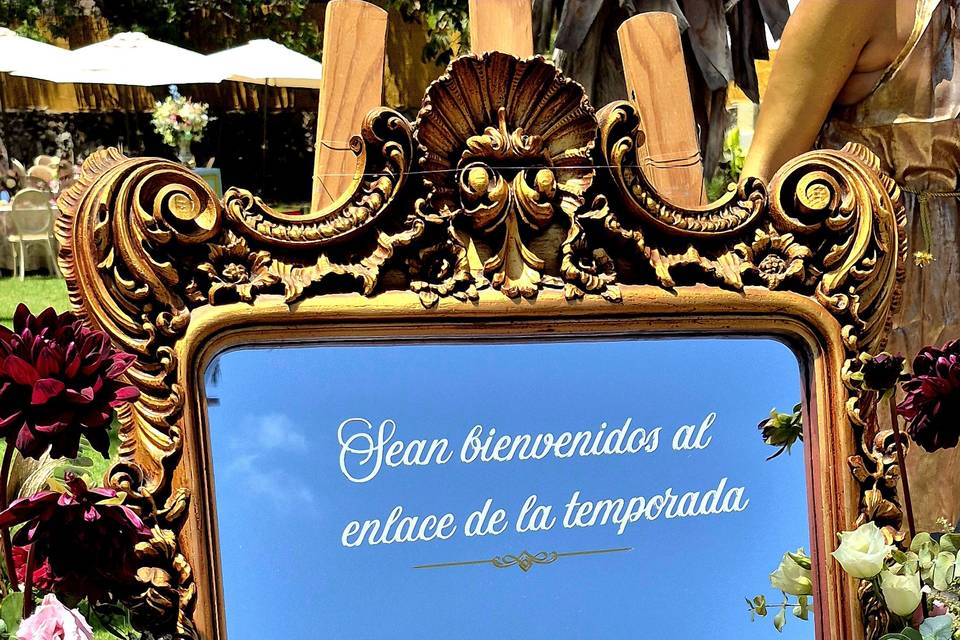 Rincón de bienvenida