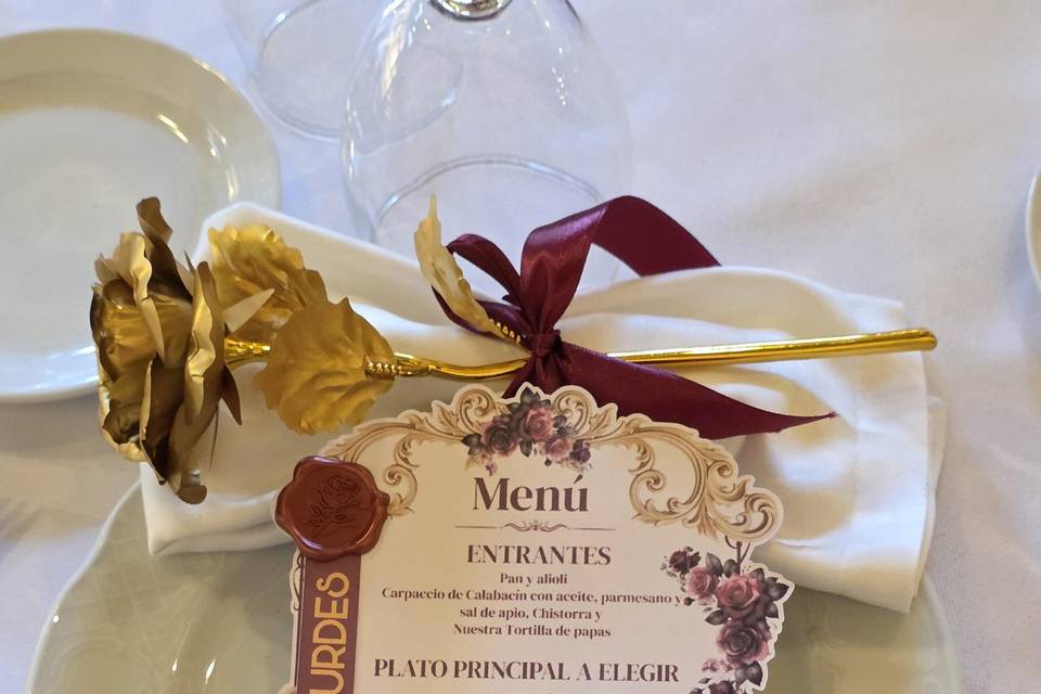 Menú personalizado