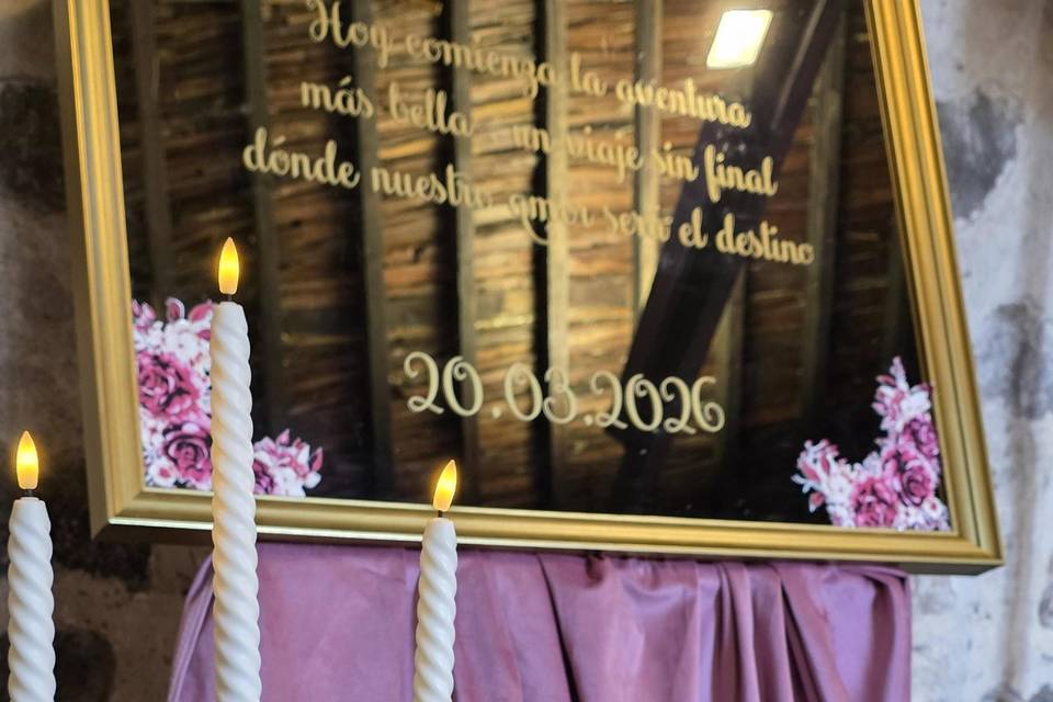 Rincón de Bienvenida detalle