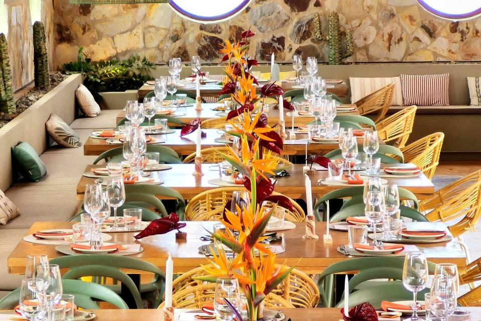Mesas de invitados
