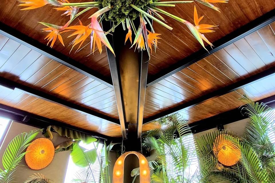 Nube floral tropical