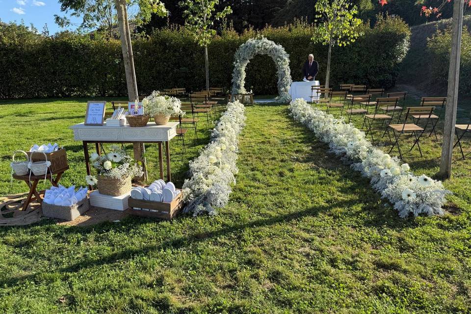 Boda tonos blanco