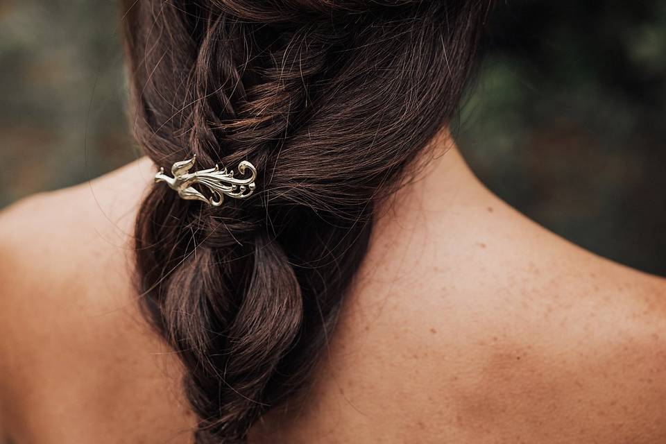 Recogido con trenza