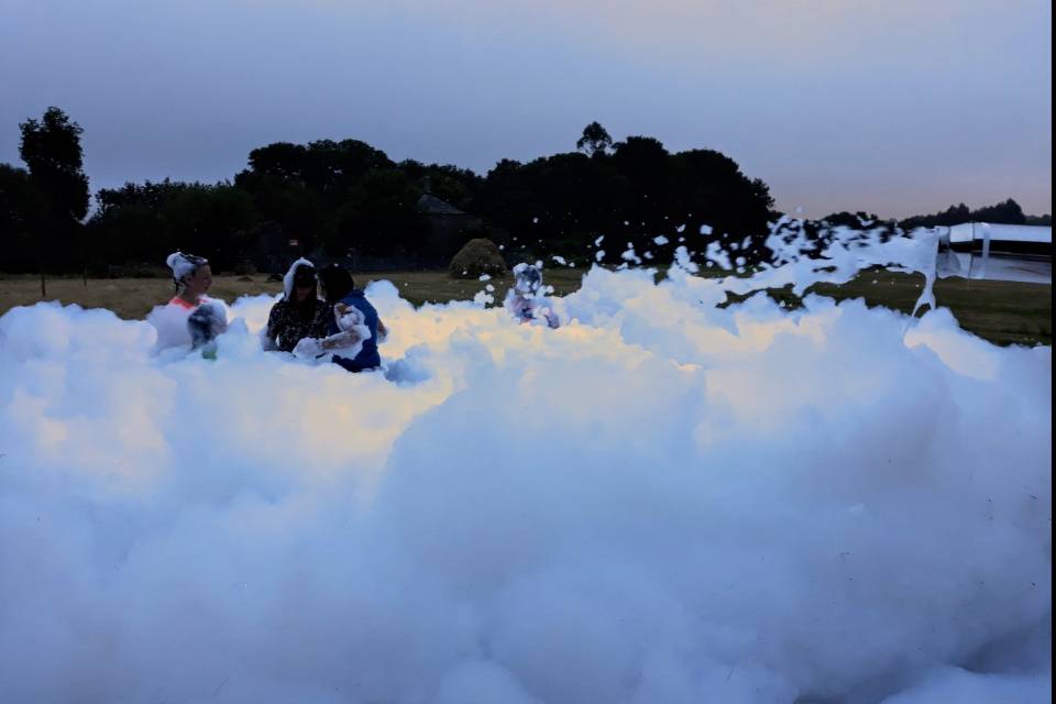 Fiesta de espuma