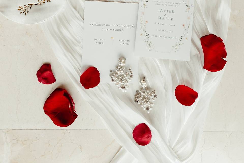 Porta alianzas boda