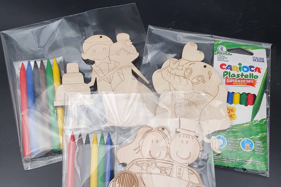 Detallitos para colorear para los niños