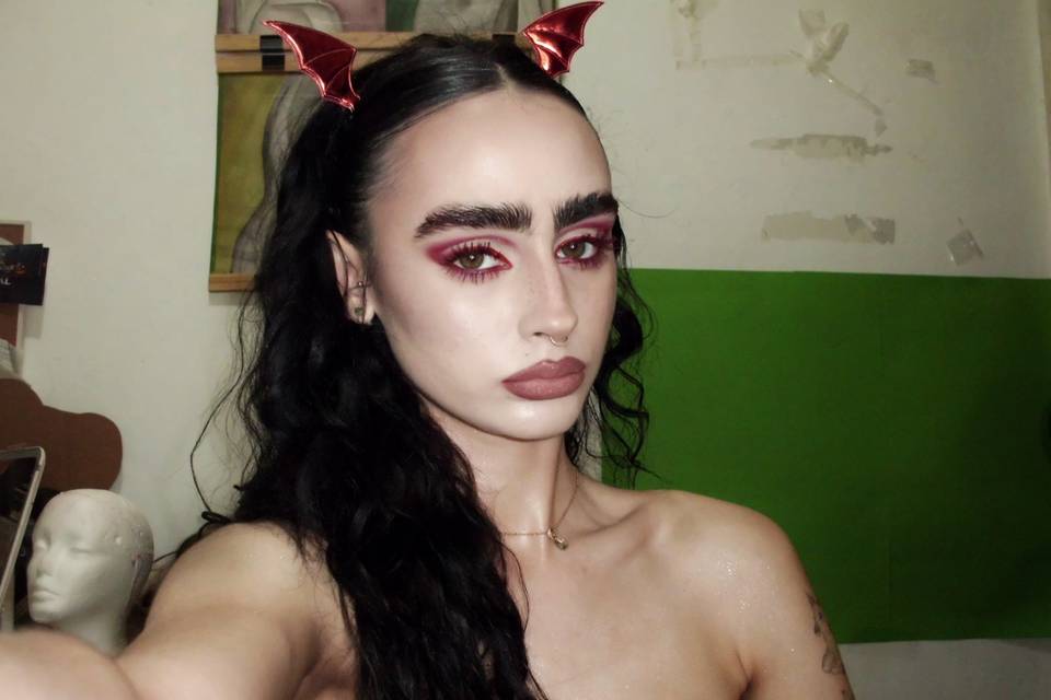 Maquillaje social de noche