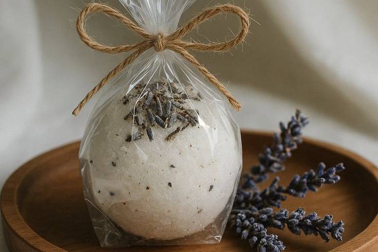 Bomba de baño lavanda