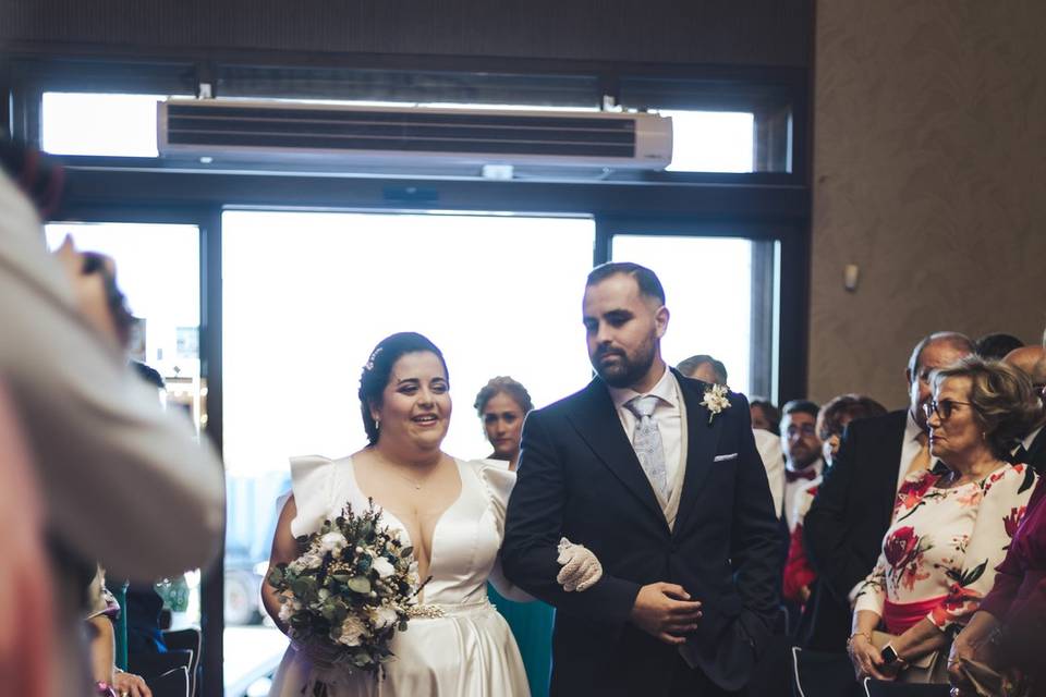 Llegando al altar