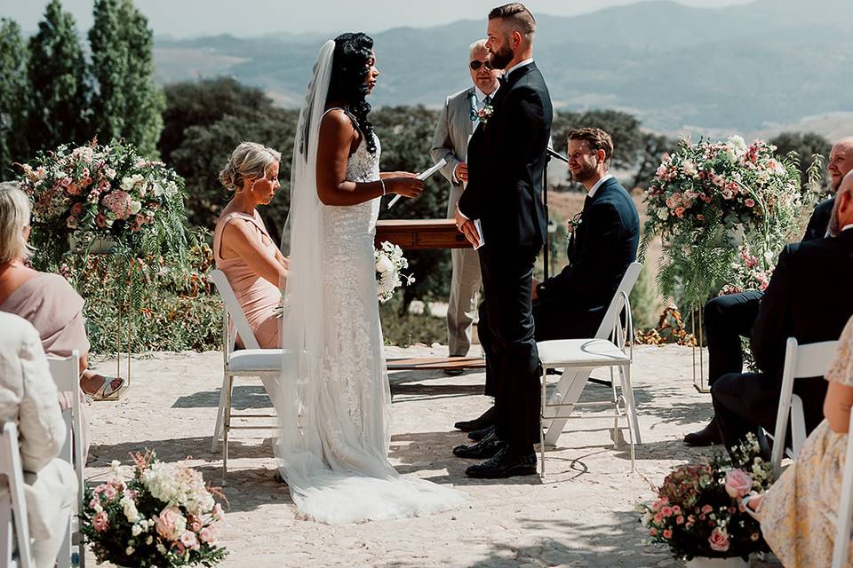 Boda en la montaña