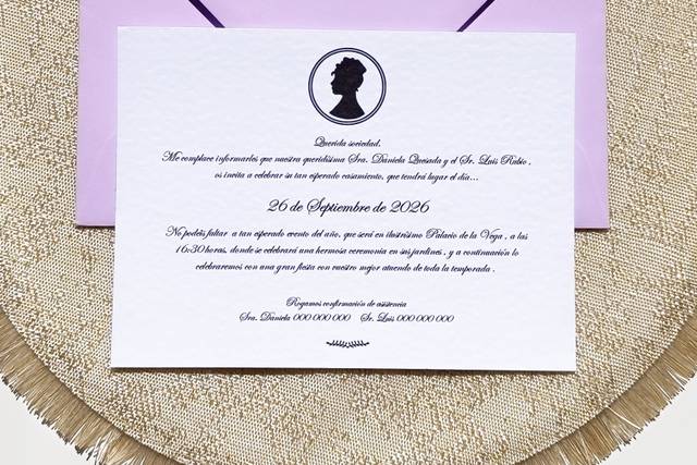 Invitación de boda