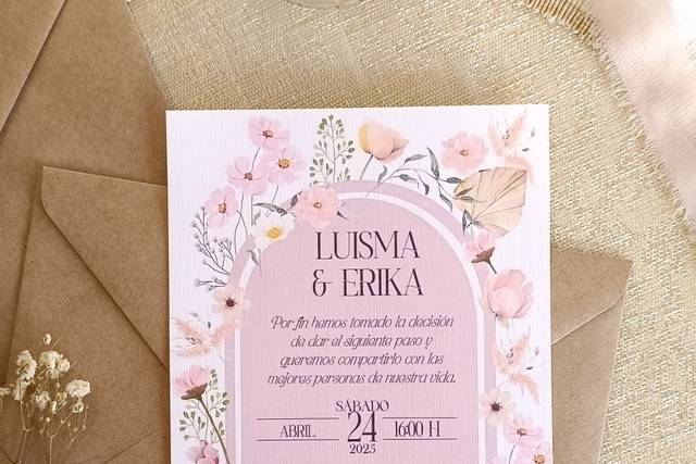 Invitación de boda