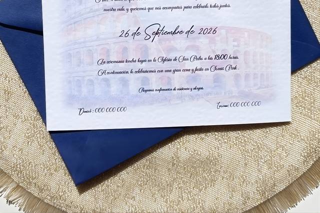 Invitación de boda