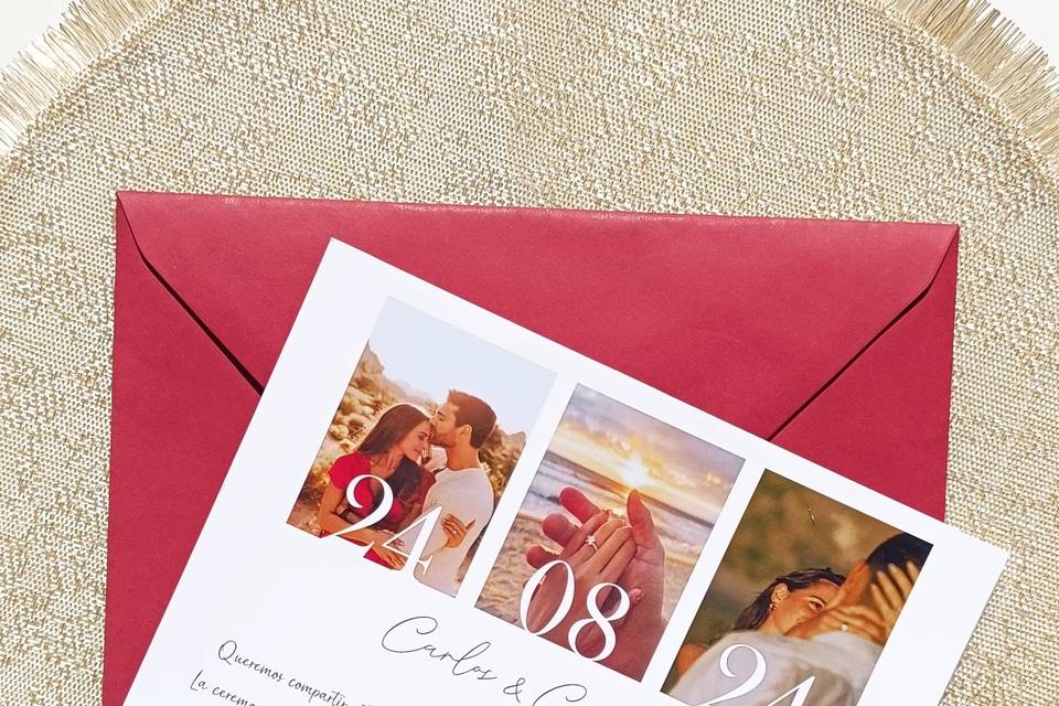 Invitación de boda