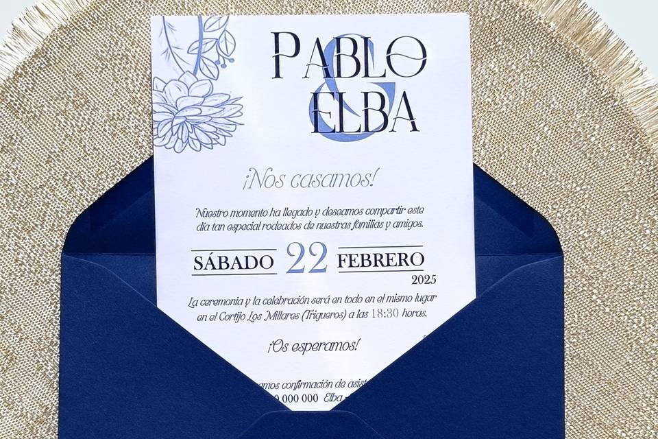 Invitación de boda