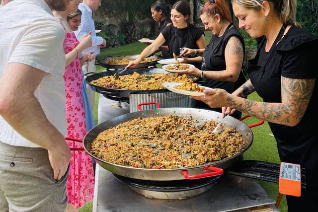 Paellas en vivo