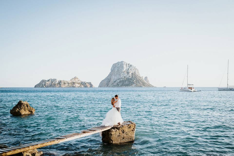 Postboda romántica