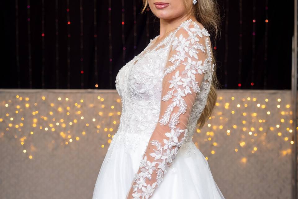 Vestido Mangas tatuaje