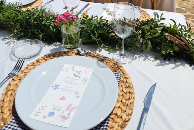 Menú de boda