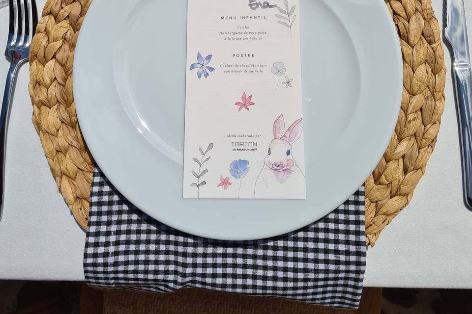 Menú infantil