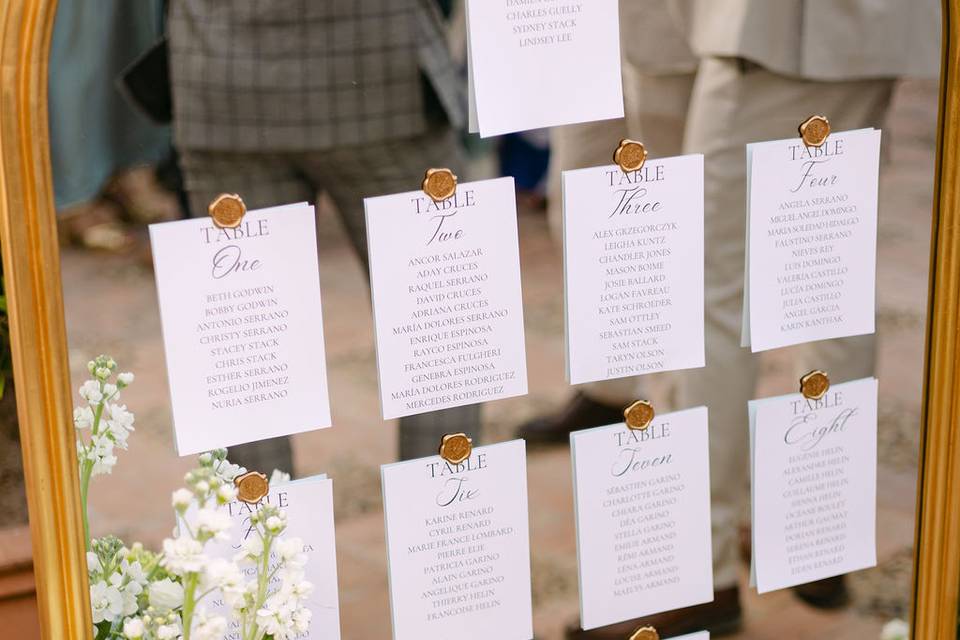 Seating plan