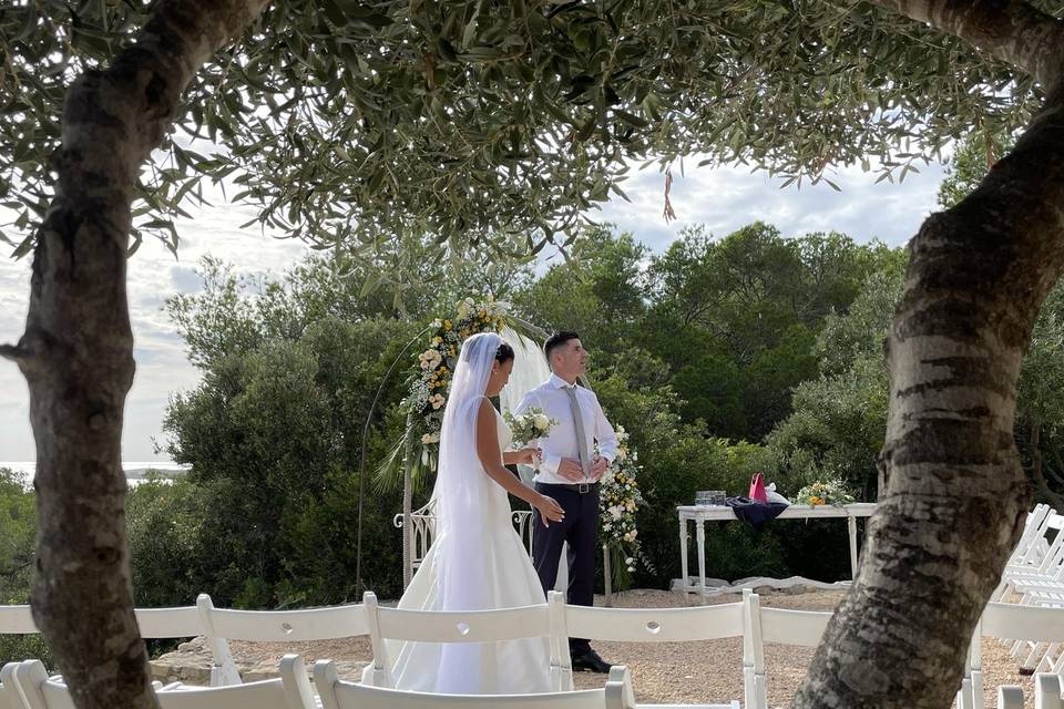 Novios ceremonia