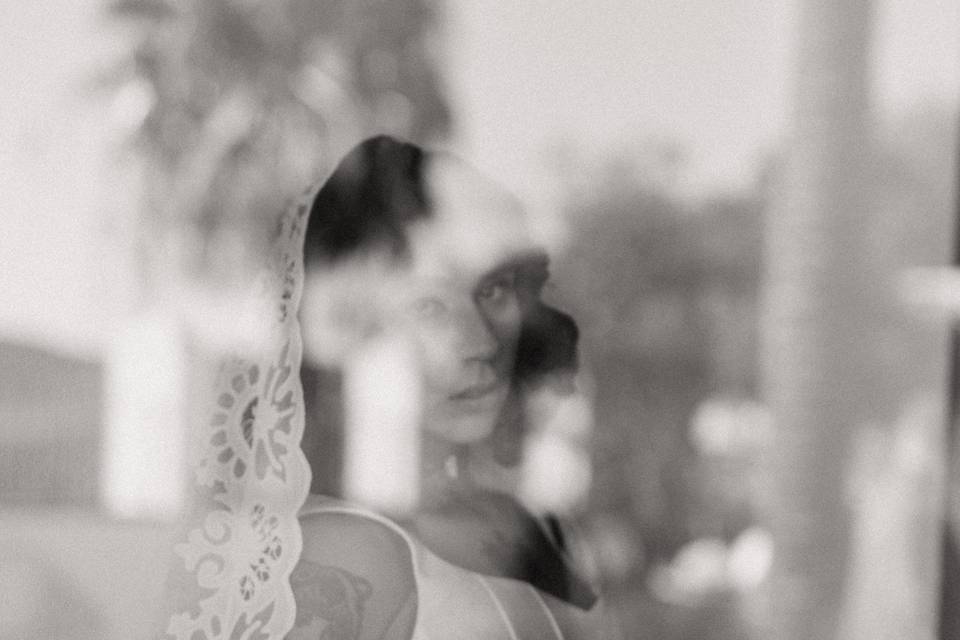 Un retrato novia único