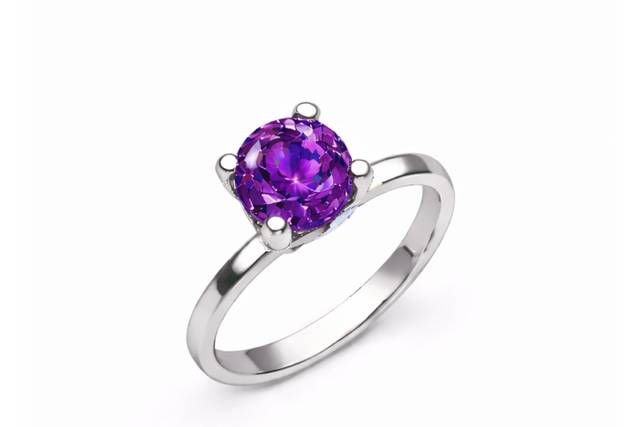 Anillo amatista