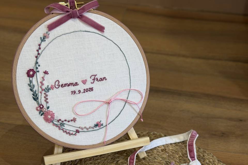 Conjunto bordado boda