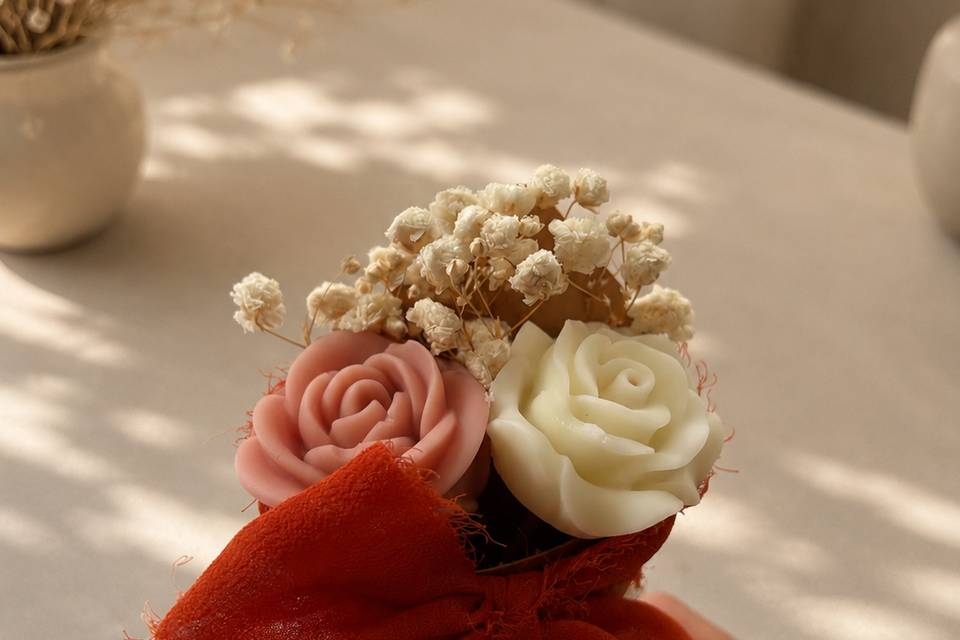 Ramito de Flores de Cera