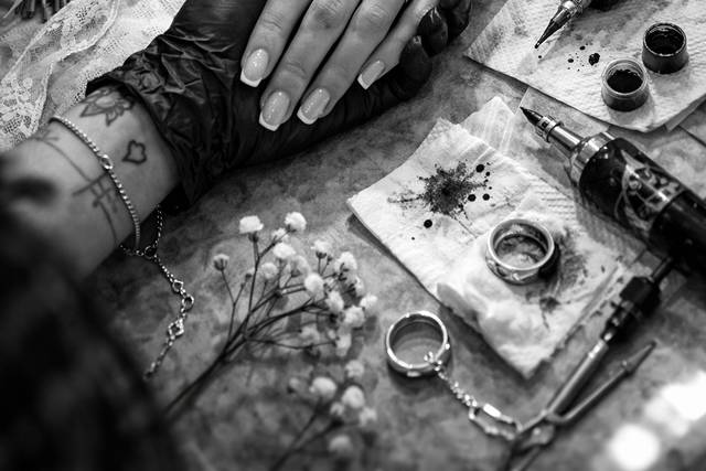 Tatuajes en directo para bodas