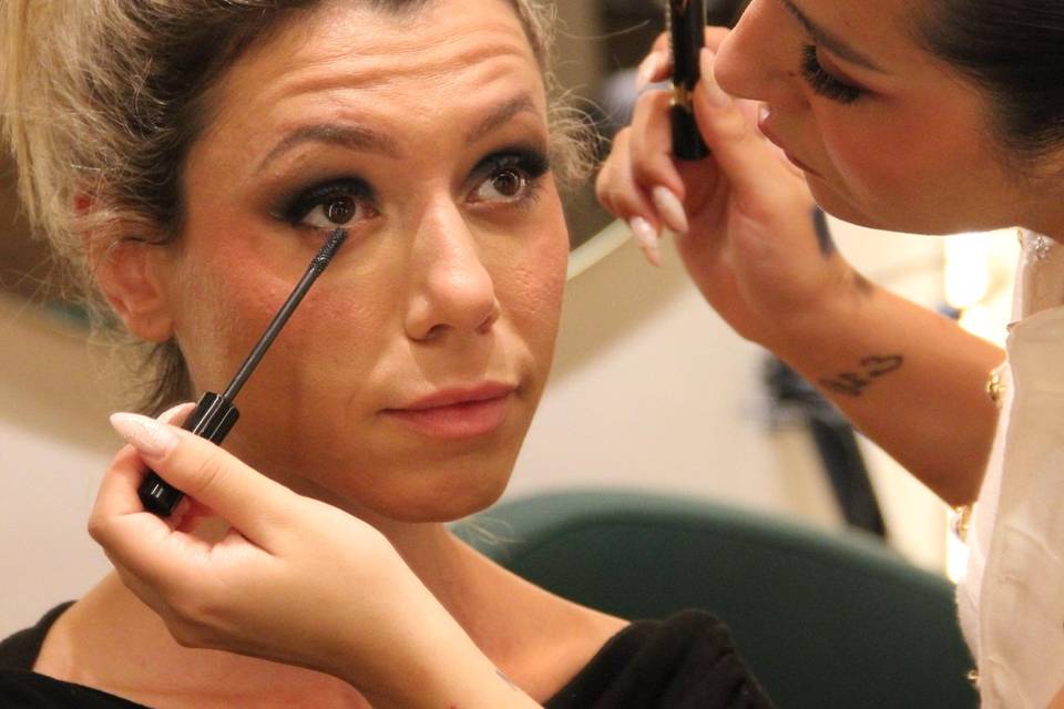 Makeup evento glam