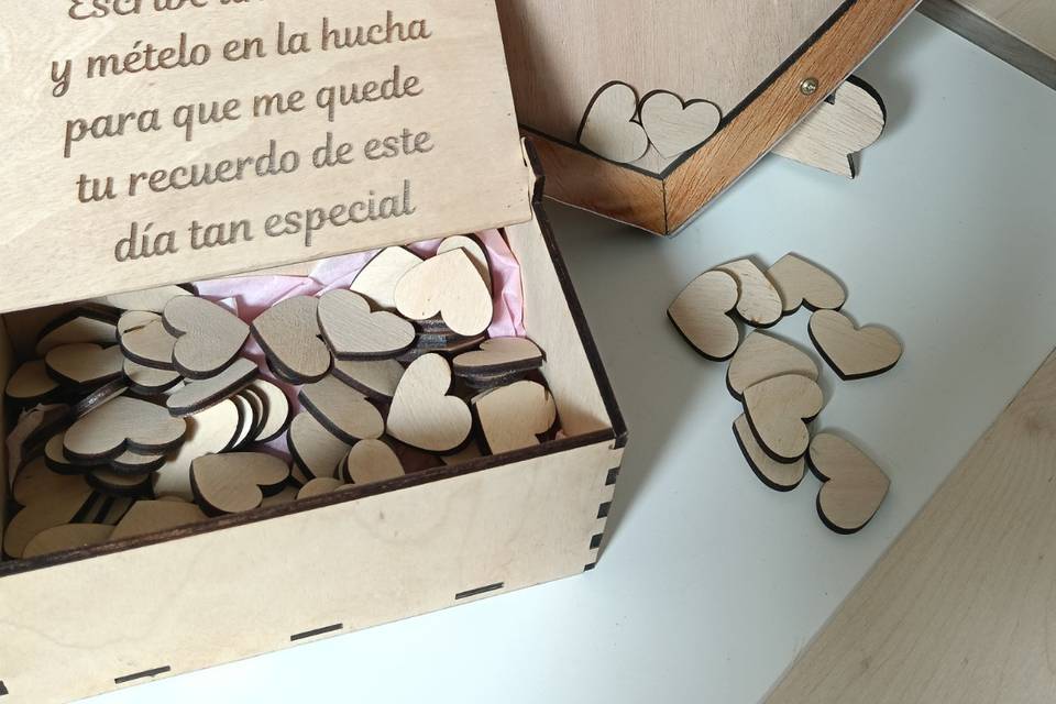 Corazón para dedicatoria