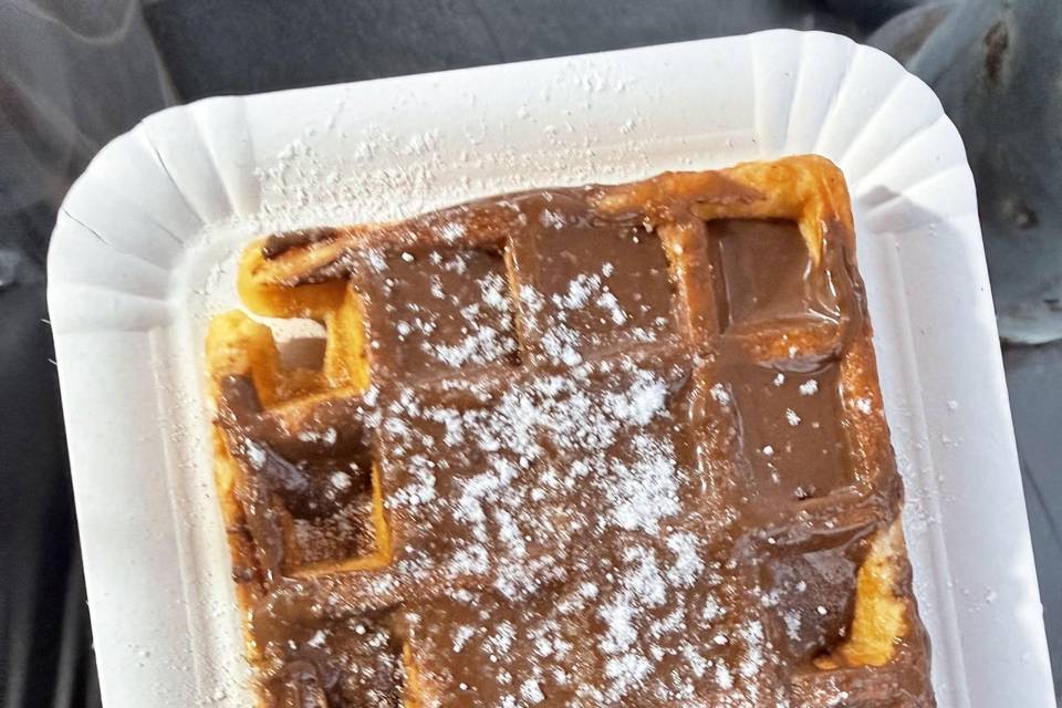 Gofre con Nutella