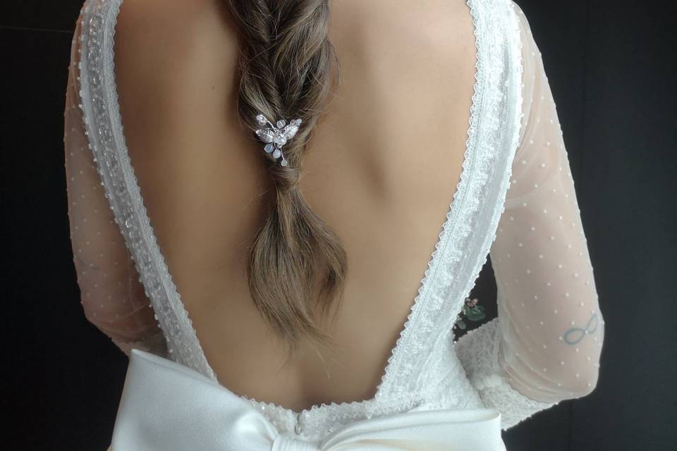 Trenza de novia