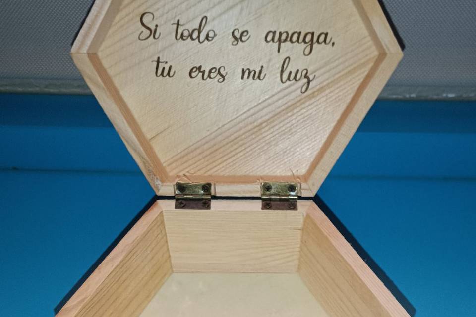 Caja madera personalizada