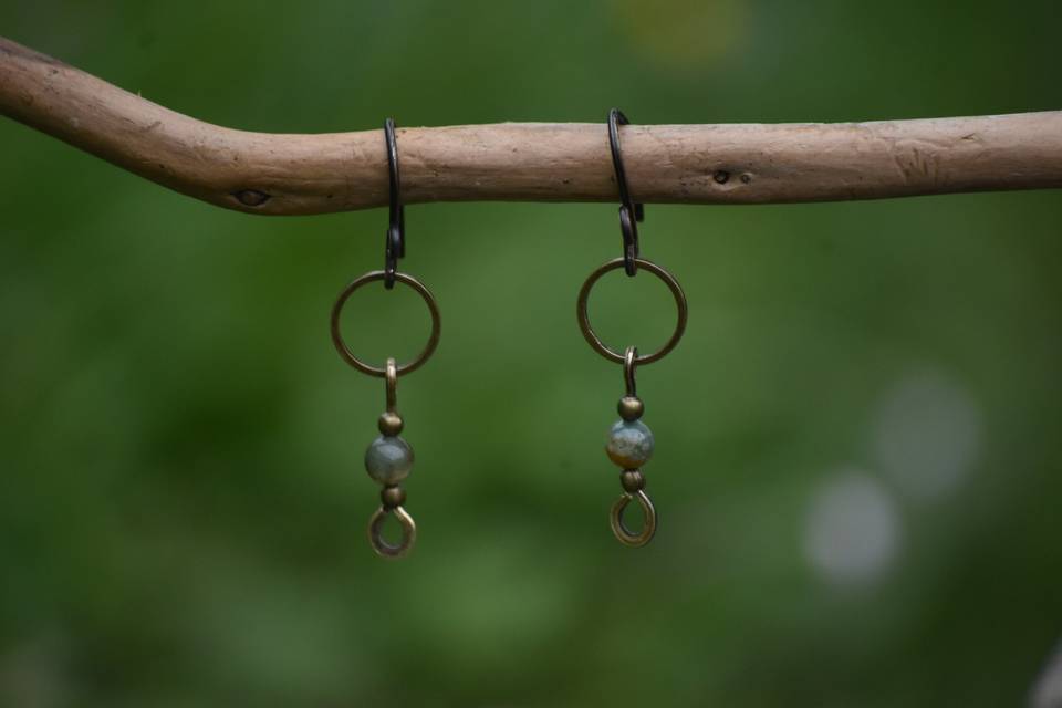 Pendientes macramé